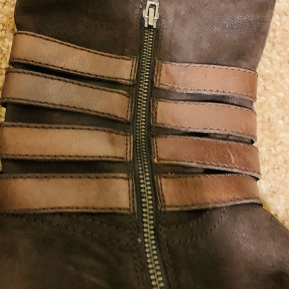 B. Makowsky Brown Leather riding boots Size 10 - Picture 5 of 16